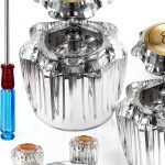 Ullnosoo Acrylic Faucet Handles Replacement Delta D Shape-0