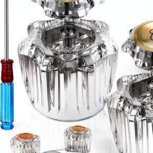 Ullnosoo Acrylic Faucet Handles Replacement Delta D Shape-0