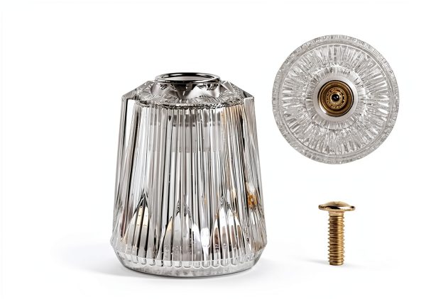 Aecsze Clear Acrylic Bathtub Knobs Replacement Handles-1