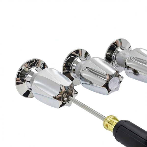 Danco Faucet Handles Chrome Brass DIY Tub Shower Repair-4
