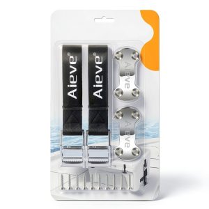 AIEVE Cooler Tie Down Kit Marine Stainless Steel Straps-0