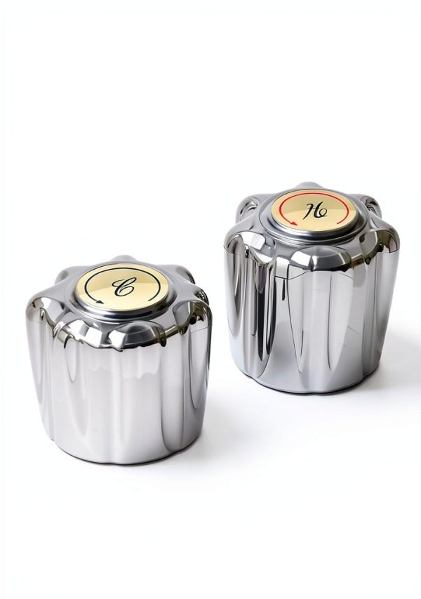 Faucet Handles KootesDay Clear Acrylic Hot Cold Knobs-5