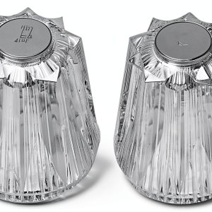 Danco Acrylic Faucet Handles Clear Chrome Easy Install-0