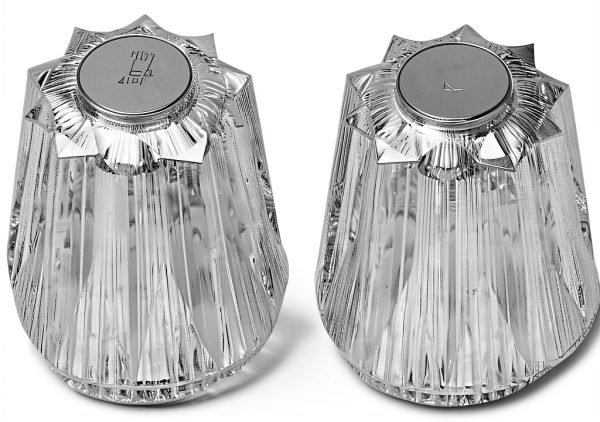 Danco Acrylic Faucet Handles Clear Chrome Easy Install-0