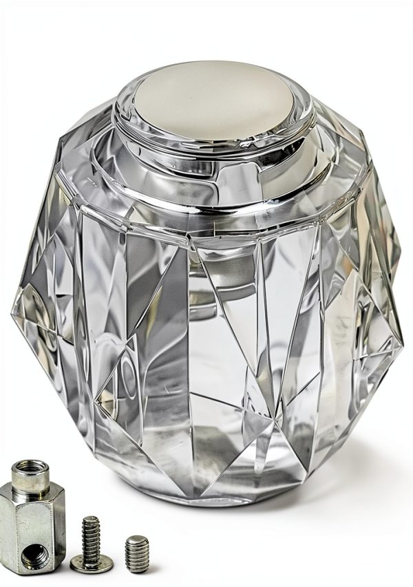 KEQGPCBE Acrylic Faucet Handle Clear Easy Install-0