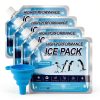 Omoojee Reusable Ice Packs Plastic Cooler Accessories Blue-0
