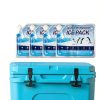 Omoojee Reusable Ice Packs Plastic Cooler Accessories Blue-1