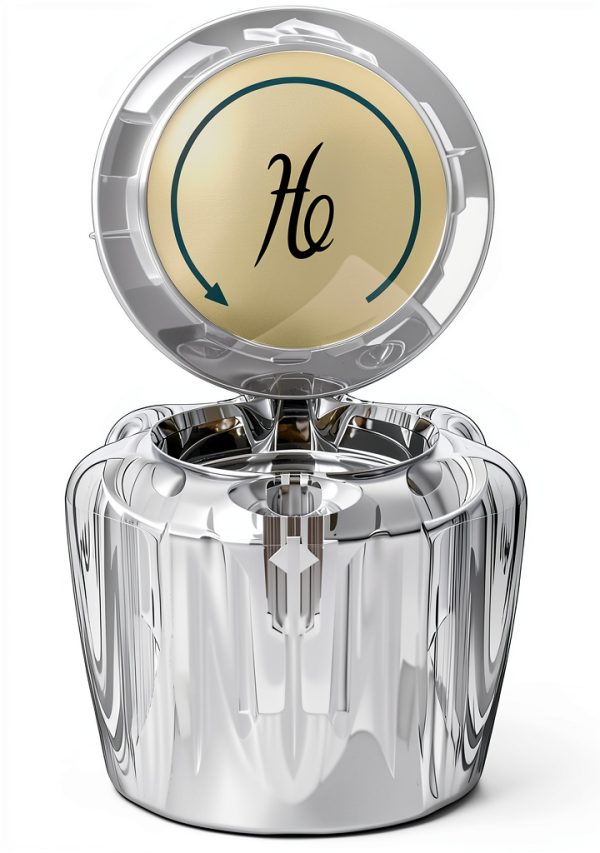 Faucet Handles KootesDay Clear Acrylic Hot Cold Knobs-0