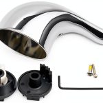 Faucet Handle Chrome Brass SHLLKTTRY Modern Easy Install-0