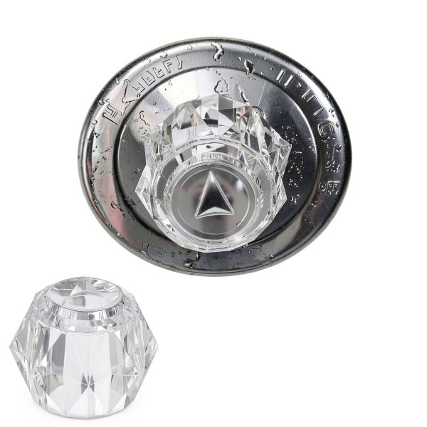 Dreyoo Shower Faucet Handle Clear Acrylic Replacement-6