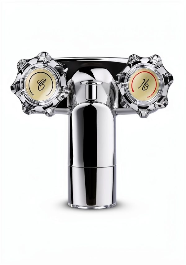 Faucet Handles KootesDay Clear Acrylic Hot Cold Knobs-4