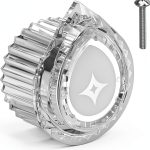 Gcbcrit Chrome Shower Knob Replacement Durable Easy Install-0