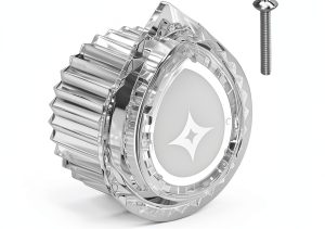 Gcbcrit Chrome Shower Knob Replacement Durable Easy Install-0