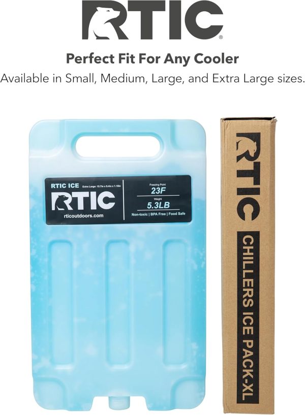 RTIC Reusable Ice Packs Cooler Accessories Freeze Fast-4