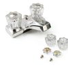 Ullnosoo Acrylic Faucet Handles Replacement Delta D Shape-3