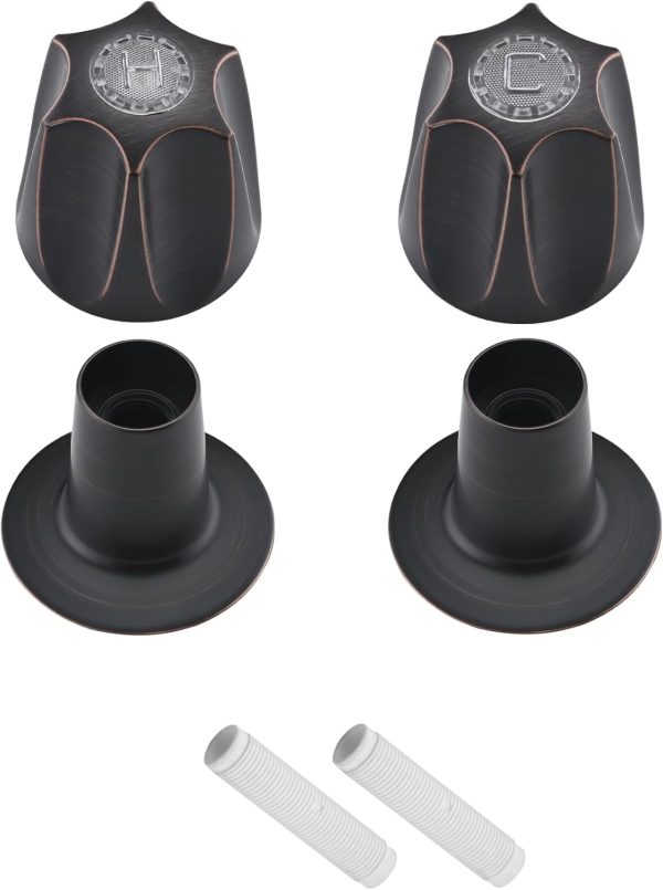 Ultrimkit Faucet Handle Metal Oil Rubbed Bronze Konb-0