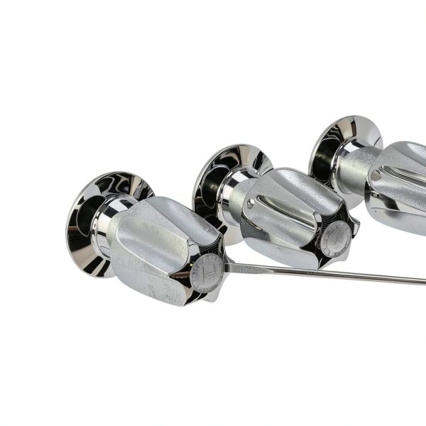 Danco Faucet Handles Chrome Brass DIY Tub Shower Repair-5