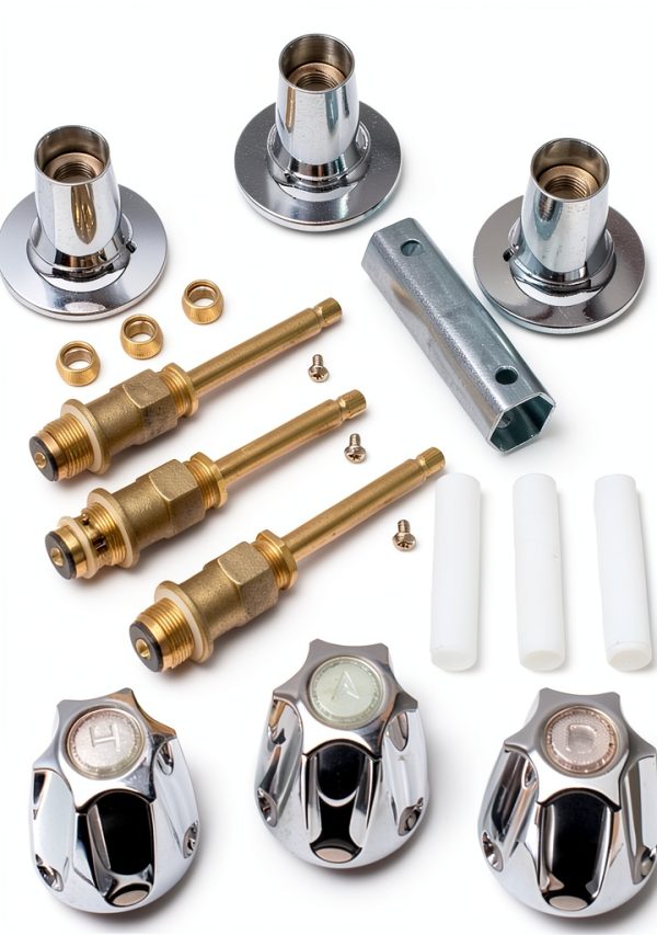 Danco Faucet Handles Chrome Brass DIY Tub Shower Repair-0