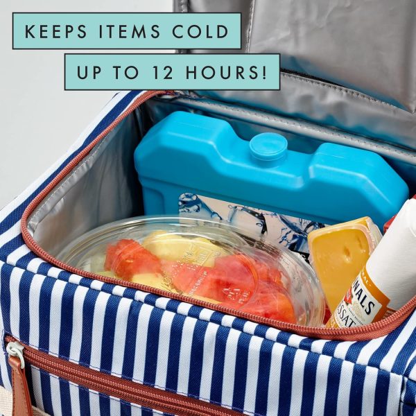 Fit Fresh Cooler Ice Block Large Blue Reusable Outdoor-3