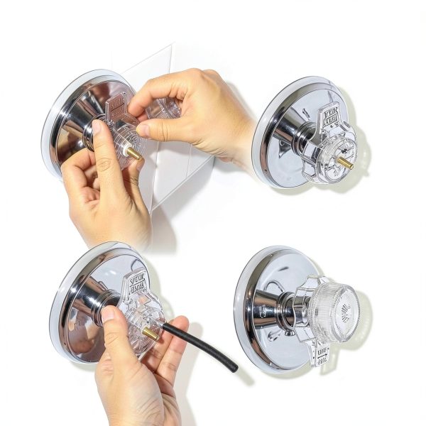 Hansengroyi MXT11 Shower Knob Acrylic Replacement Handle-5